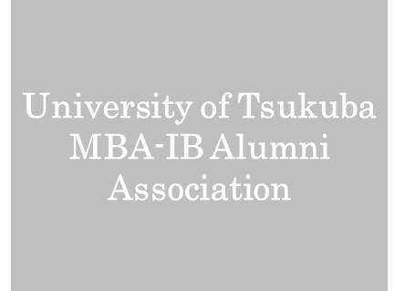 University of Tsukuba MBA-IB Alumni Association